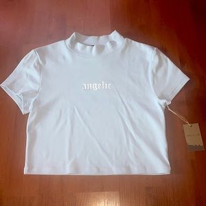 BNWT angelic crop top